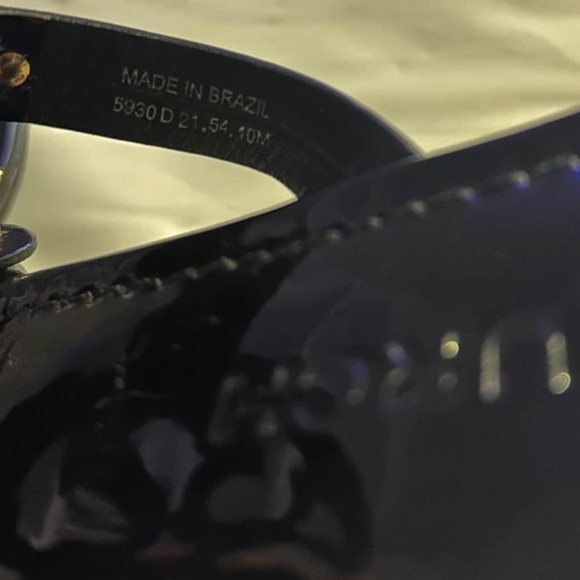 TORY BURCH PATENT MILLER SIZE 10 - Picture 3 of 3